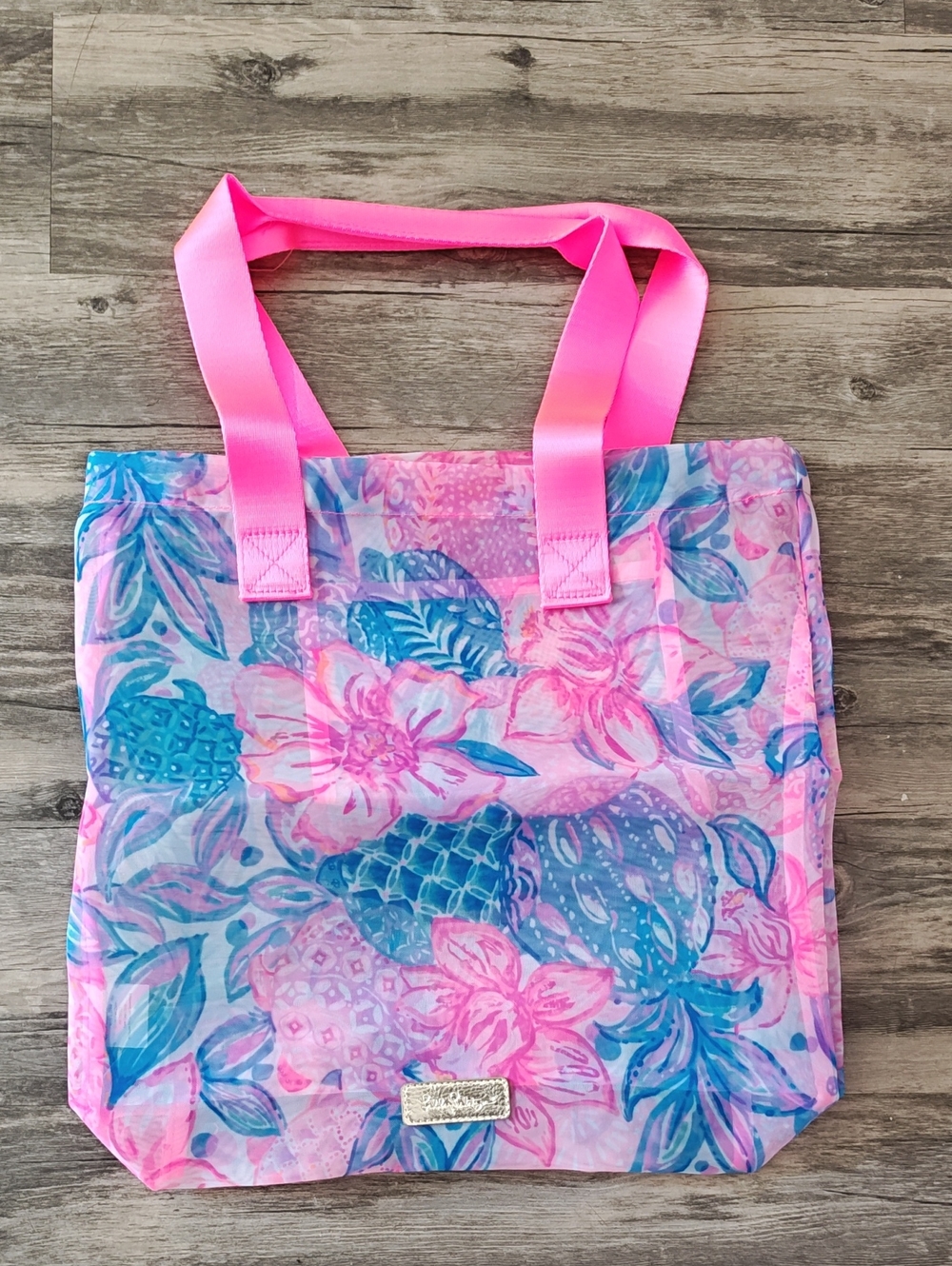 NWT Lilly Pulitzer Mesh Tote Bag
